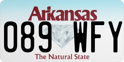AR license plate 089WFY