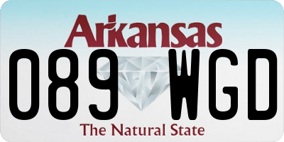 AR license plate 089WGD