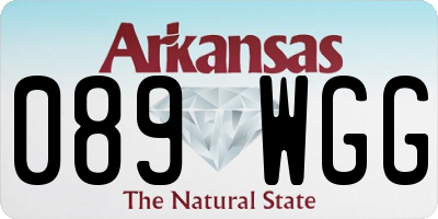 AR license plate 089WGG