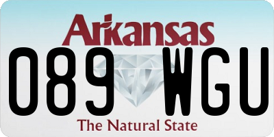 AR license plate 089WGU