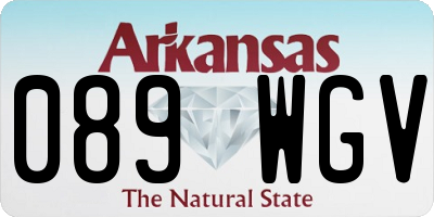 AR license plate 089WGV