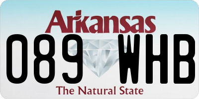 AR license plate 089WHB