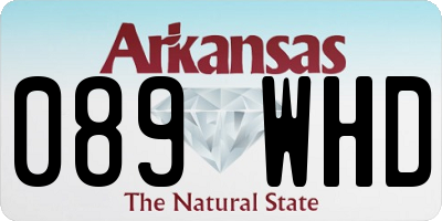 AR license plate 089WHD
