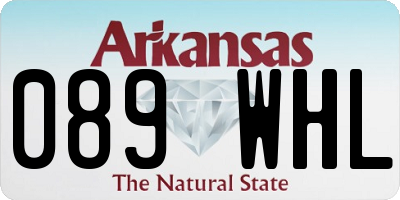 AR license plate 089WHL