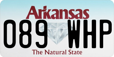 AR license plate 089WHP