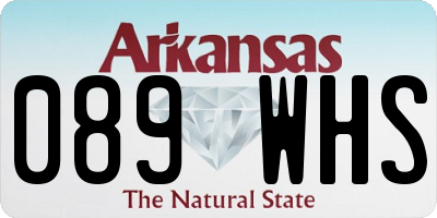 AR license plate 089WHS