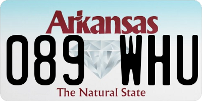 AR license plate 089WHU
