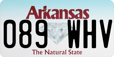 AR license plate 089WHV