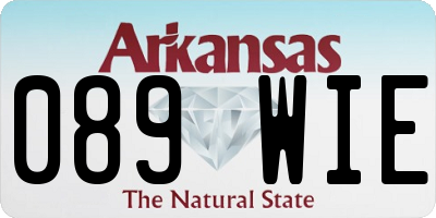 AR license plate 089WIE