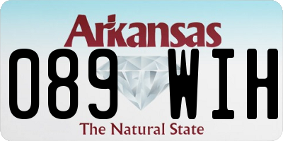 AR license plate 089WIH