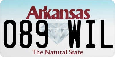 AR license plate 089WIL