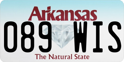 AR license plate 089WIS