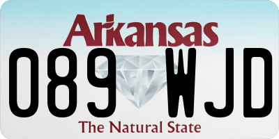 AR license plate 089WJD