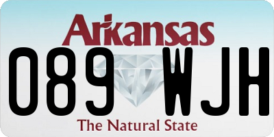 AR license plate 089WJH