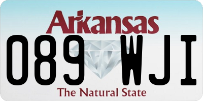 AR license plate 089WJI