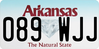 AR license plate 089WJJ