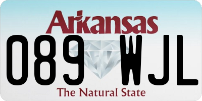 AR license plate 089WJL