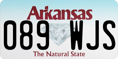 AR license plate 089WJS