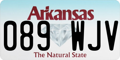 AR license plate 089WJV