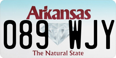 AR license plate 089WJY