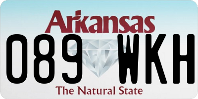 AR license plate 089WKH