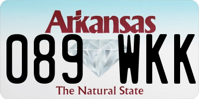 AR license plate 089WKK