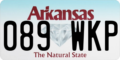 AR license plate 089WKP