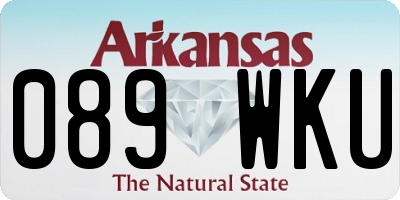 AR license plate 089WKU