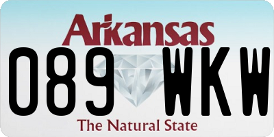 AR license plate 089WKW