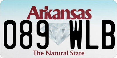 AR license plate 089WLB
