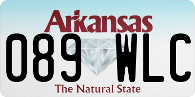 AR license plate 089WLC