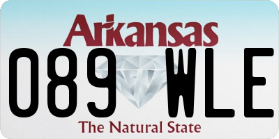 AR license plate 089WLE