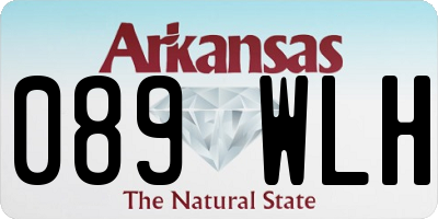 AR license plate 089WLH