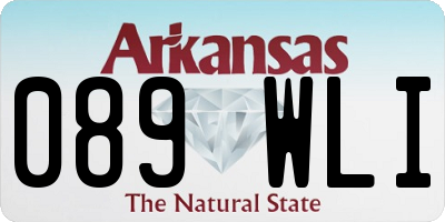 AR license plate 089WLI