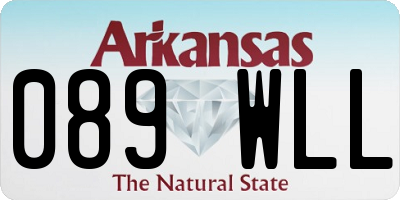 AR license plate 089WLL