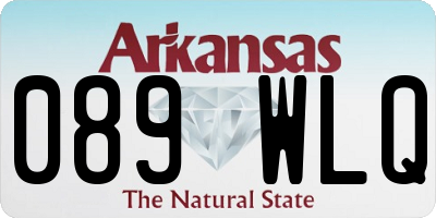 AR license plate 089WLQ