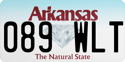 AR license plate 089WLT