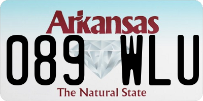 AR license plate 089WLU