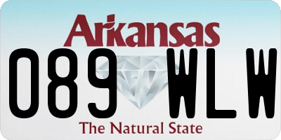 AR license plate 089WLW