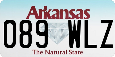 AR license plate 089WLZ