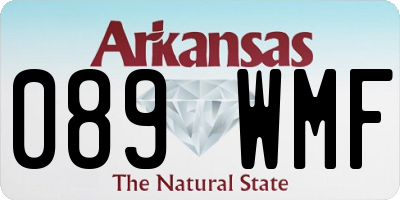 AR license plate 089WMF