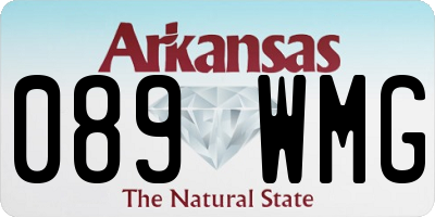 AR license plate 089WMG