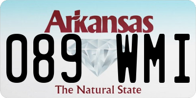 AR license plate 089WMI