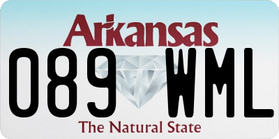 AR license plate 089WML
