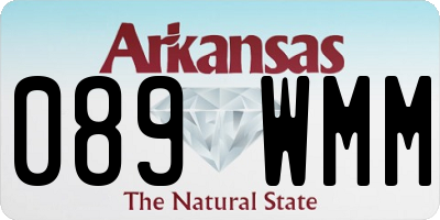 AR license plate 089WMM