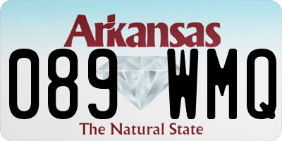 AR license plate 089WMQ