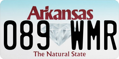 AR license plate 089WMR