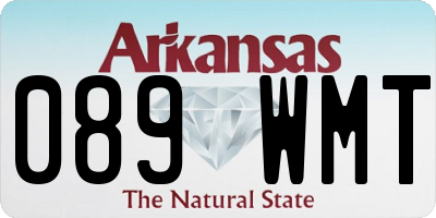 AR license plate 089WMT