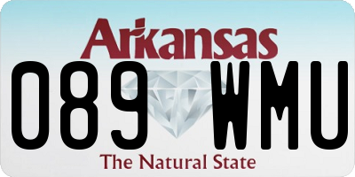 AR license plate 089WMU