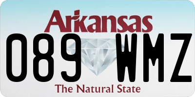 AR license plate 089WMZ